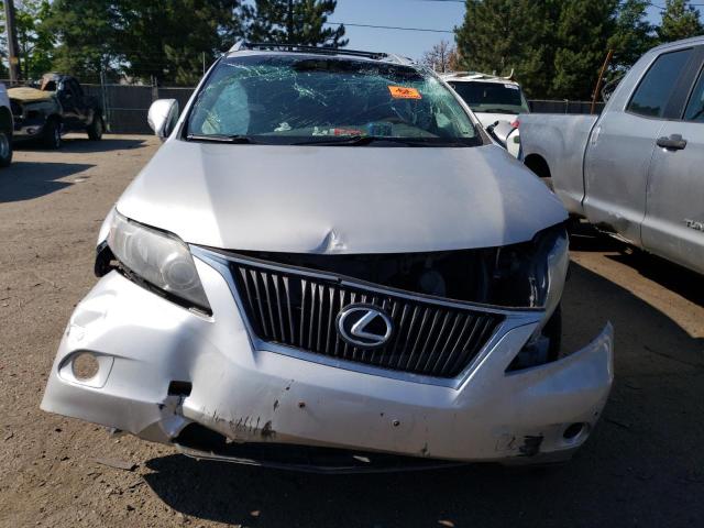 2T2BK1BA5CC131784 - 2012 LEXUS RX 350 SILVER photo 5