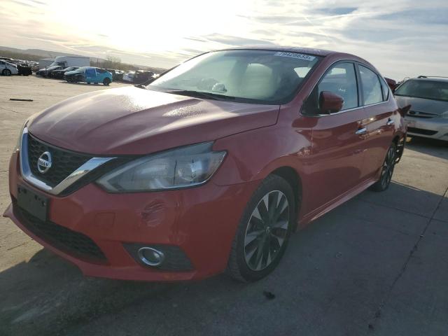 3N1AB7AP0GY227100 - 2016 NISSAN SENTRA S RED photo 1