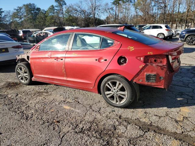 5NPD84LF2HH028740 - 2017 HYUNDAI ELANTRA SE RED photo 2