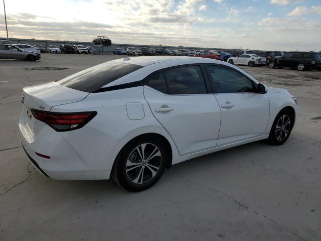 3N1AB8CV0NY307589 - 2022 NISSAN SENTRA SV WHITE photo 3