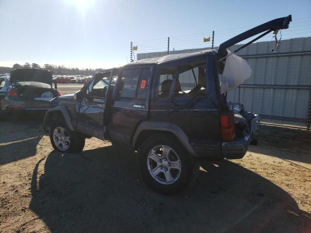 1J4FJ78S4TL221278 - 1996 JEEP CHEROKEE COUNTRY BLUE photo 2