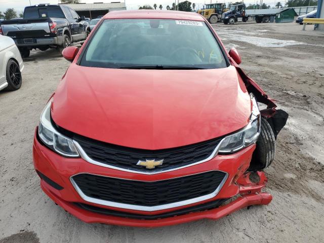 1G1BC5SM8H7153122 - 2017 CHEVROLET CRUZE LS RED photo 5