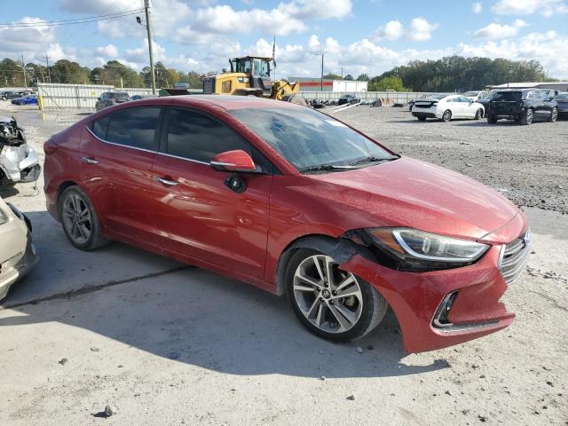 5NPD84LF7HH050510 - 2017 HYUNDAI ELANTRA SE RED photo 4