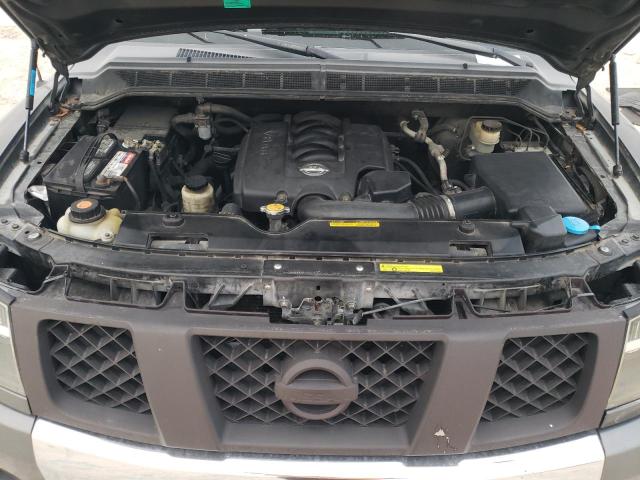 1N6BA07A65N574422 - 2005 NISSAN TITAN XE GRAY photo 11