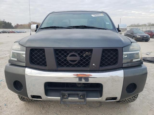 1N6BA07A65N574422 - 2005 NISSAN TITAN XE GRAY photo 5