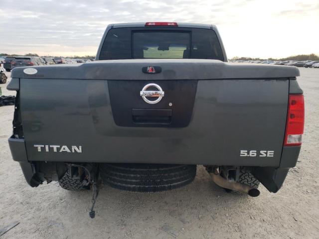 1N6BA07A65N574422 - 2005 NISSAN TITAN XE GRAY photo 6