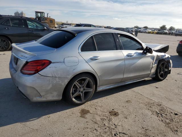 55SWF4JB0FU045142 - 2015 MERCEDES-BENZ C 300 SILVER photo 3