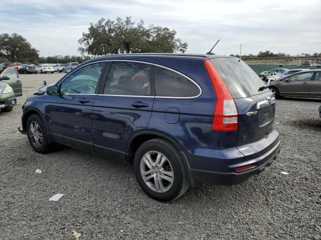 5J6RE3H71AL020148 - 2010 HONDA CR-V EXL BLUE photo 2