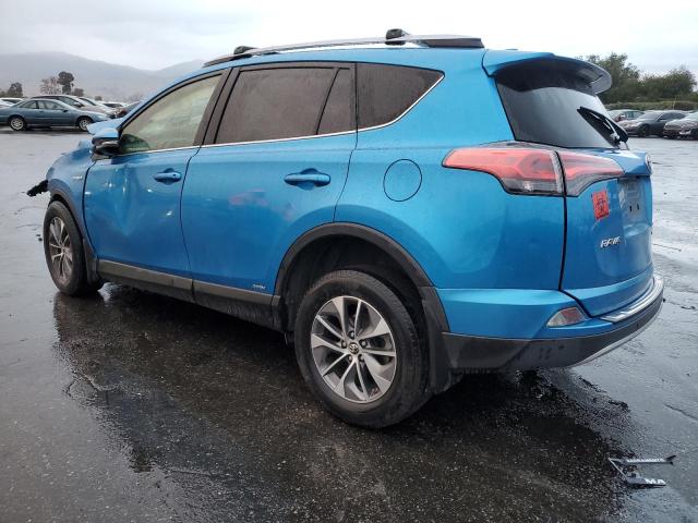 JTMRJREV4HD128114 - 2017 TOYOTA RAV4 HV LE BLUE photo 2