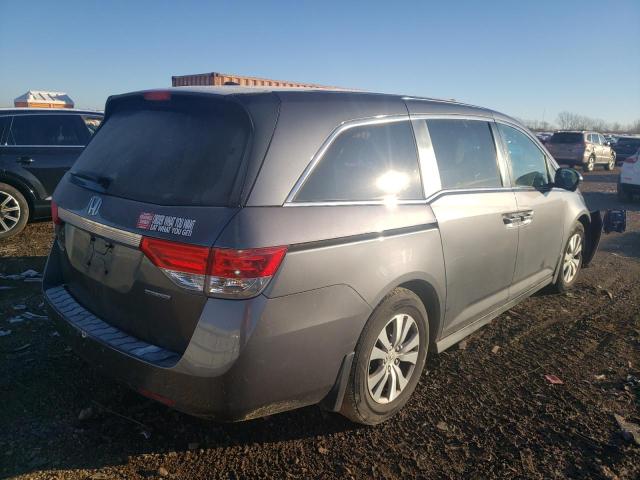 5FNRL5H35HB022356 - 2017 HONDA ODYSSEY SE GRAY photo 3