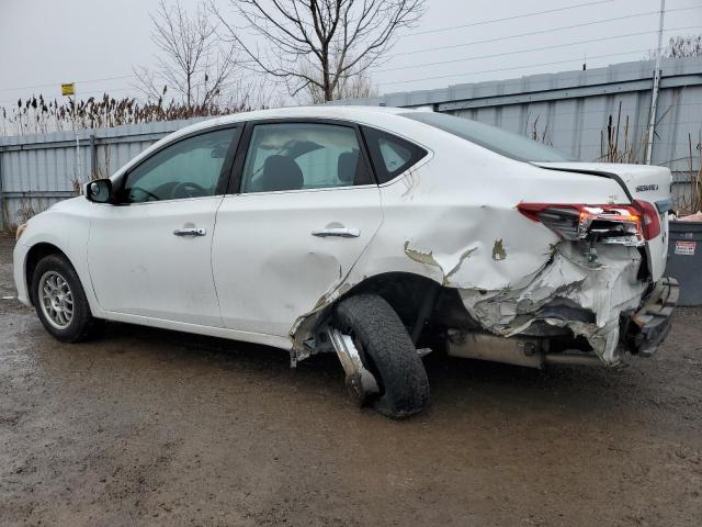 3N1AB7AP1GL667257 - 2016 NISSAN SENTRA S WHITE photo 2