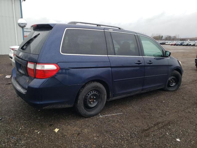 5FNRL38657B501633 - 2007 HONDA ODYSSEY EXL BLUE photo 3