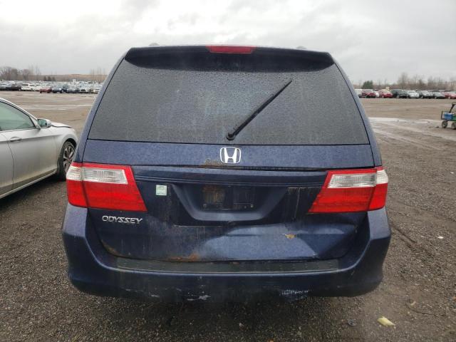 5FNRL38657B501633 - 2007 HONDA ODYSSEY EXL BLUE photo 6