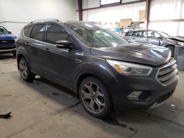 1FMCU9J99HUA04910 - 2017 FORD ESCAPE TITANIUM GRAY photo 4