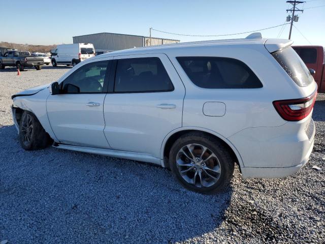 1C4RDJDG0LC146300 - 2020 DODGE DURANGO GT WHITE photo 2