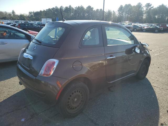 3C3CFFAR7CT381496 - 2012 FIAT 500 POP BROWN photo 3