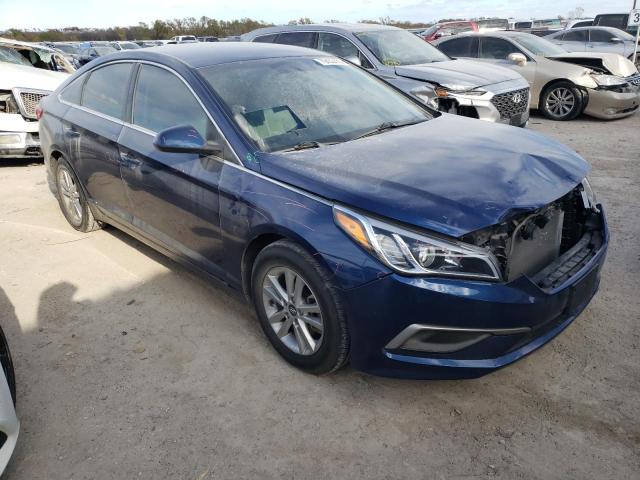 5NPE24AF2HH554438 - 2017 HYUNDAI SONATA SE BLUE photo 4