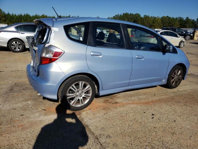 JHMGE8H44AC000877 - 2010 HONDA FIT SPORT BLUE photo 3