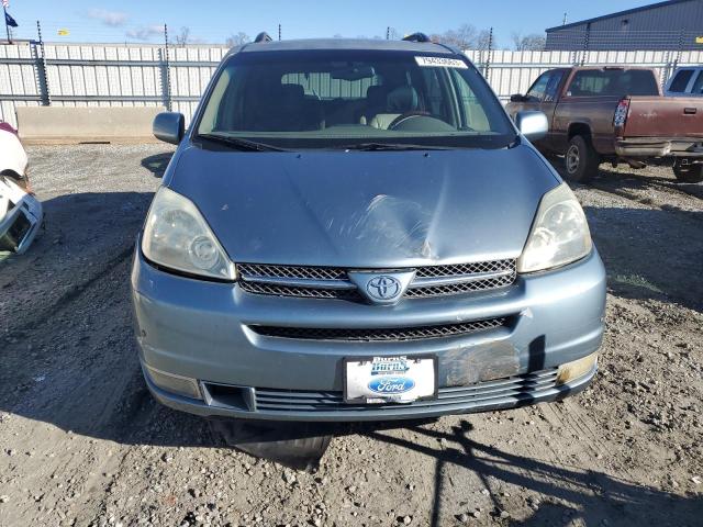 5TDZA22C05S382865 - 2005 TOYOTA SIENNA XLE BLUE photo 5