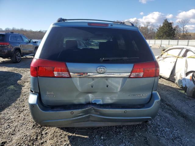 5TDZA22C05S382865 - 2005 TOYOTA SIENNA XLE BLUE photo 6