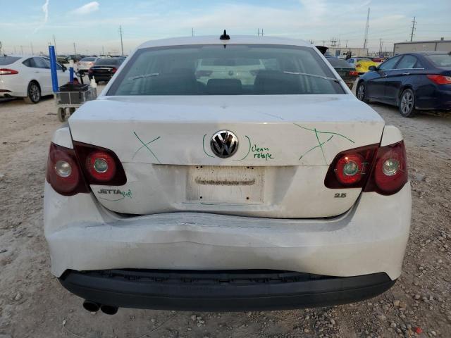 3VWRZ7AJ6AM028667 - 2010 VOLKSWAGEN JETTA SE WHITE photo 6