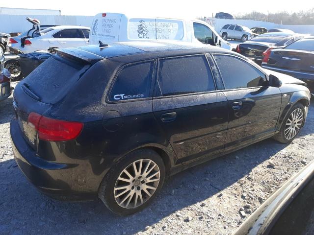 WAUHF78P47A077323 - 2007 AUDI A3 2 BLACK photo 3