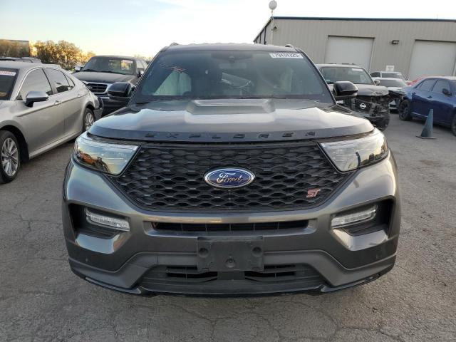 1FM5K8GCXLGB06655 - 2020 FORD EXPLORER ST GRAY photo 5