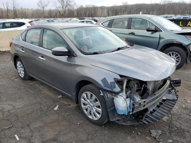 3N1AB7AP3HY263431 - 2017 NISSAN SENTRA S GRAY photo 4