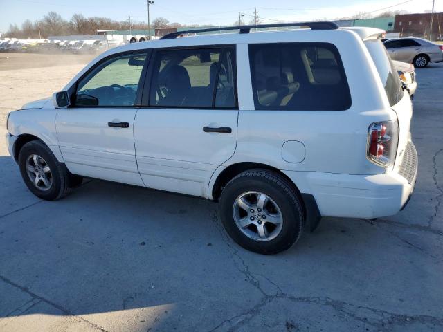 5FNYF18675B041279 - 2005 HONDA PILOT EXL WHITE photo 2