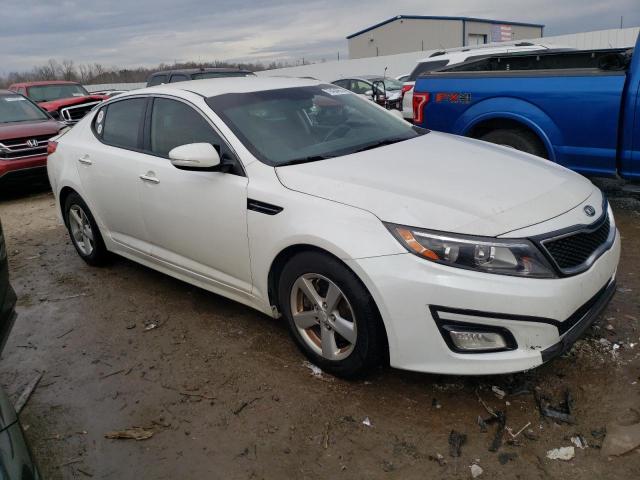 KNAGM4A74F5659746 - 2015 KIA OPTIMA LX WHITE photo 4