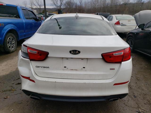 KNAGM4A74F5659746 - 2015 KIA OPTIMA LX WHITE photo 6