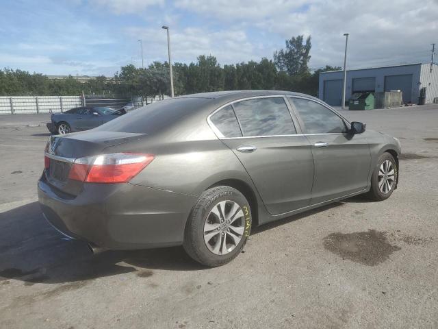 1HGCR2F37EA292085 - 2014 HONDA ACCORD LX GRAY photo 3