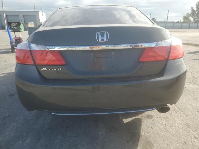 1HGCR2F37EA292085 - 2014 HONDA ACCORD LX GRAY photo 6