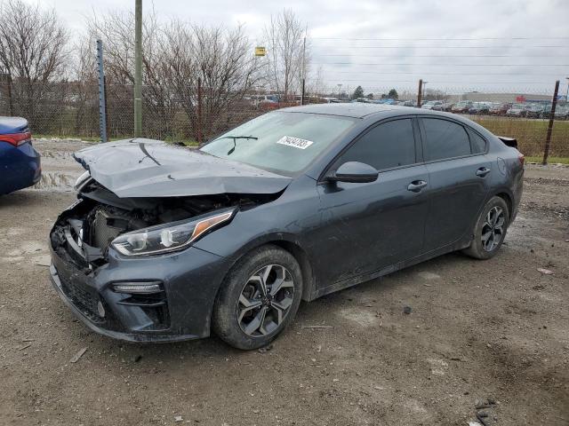 3KPF24AD8KE092496 - 2019 KIA FORTE FE GRAY photo 1