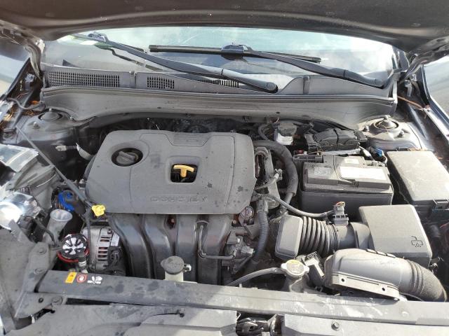 3KPF24AD1KE026758 - 2019 KIA FORTE FE GRAY photo 11