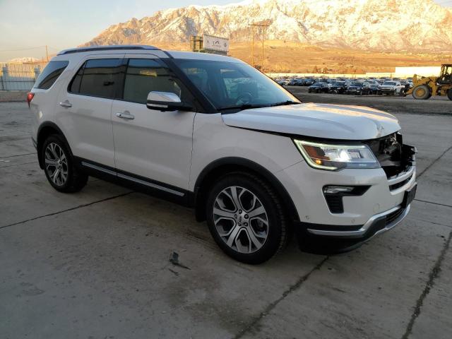 1FM5K8HT1JGC86281 - 2018 FORD EXPLORER PLATINUM WHITE photo 4