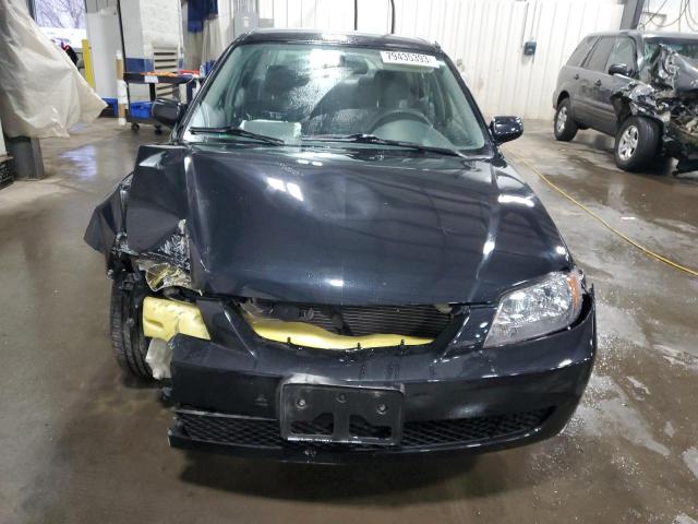 JM1BJ225730213428 - 2003 MAZDA PROTEGE DX BLACK photo 5