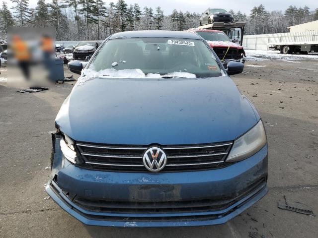 3VW2B7AJ7HM288575 - 2017 VOLKSWAGEN JETTA S BLUE photo 5