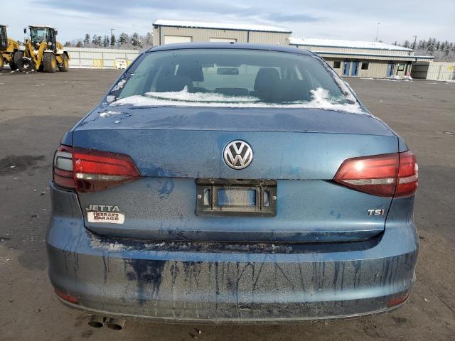 3VW2B7AJ7HM288575 - 2017 VOLKSWAGEN JETTA S BLUE photo 6