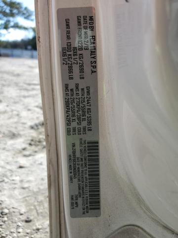 ZFBHRFBB3K6N00845 - 2019 RAM PROMASTER SLT WHITE photo 13