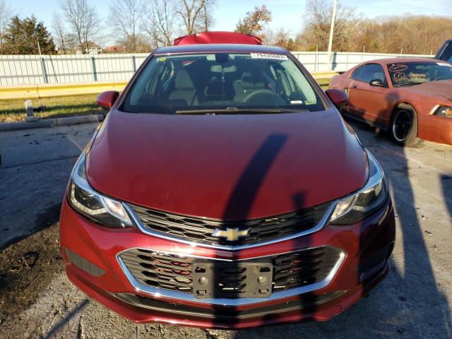 1G1BE5SM3G7282832 - 2016 CHEVROLET CRUZE LT RED photo 5