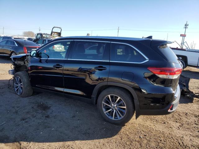 5TDJZRFH0KS618270 - 2019 TOYOTA HIGHLANDER SE BLACK photo 2