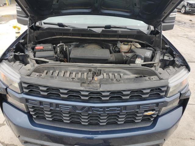 3GCUYBEF1KG700224 - 2019 CHEVROLET SILVERADO K1500 CUSTOM BLUE photo 11