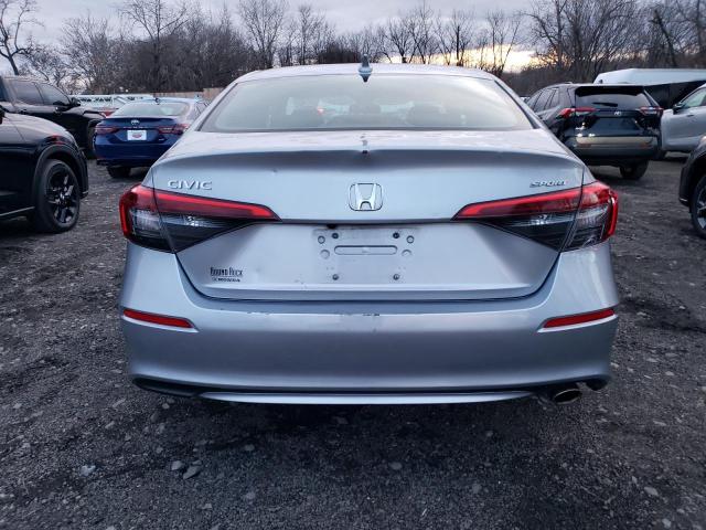 2HGFE2F50NH500612 - 2022 HONDA CIVIC SPORT SILVER photo 6