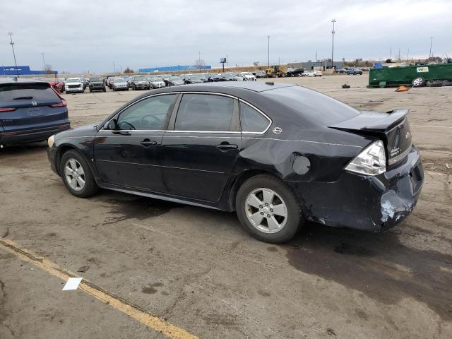 2G1WT57K591241052 - 2009 CHEVROLET IMPALA 1LT BLACK photo 2