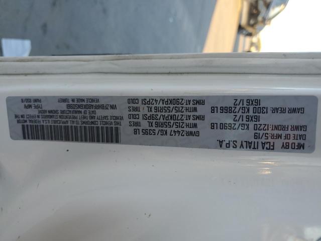 ZFBHRFAB0K6N50961 - 2019 RAM PROMASTER WHITE photo 12