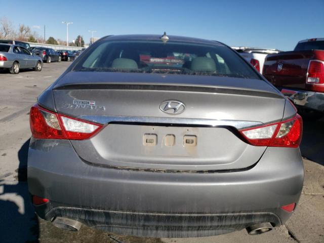 5NPEC4AC5EH806150 - 2014 HYUNDAI SONATA SE GRAY photo 6