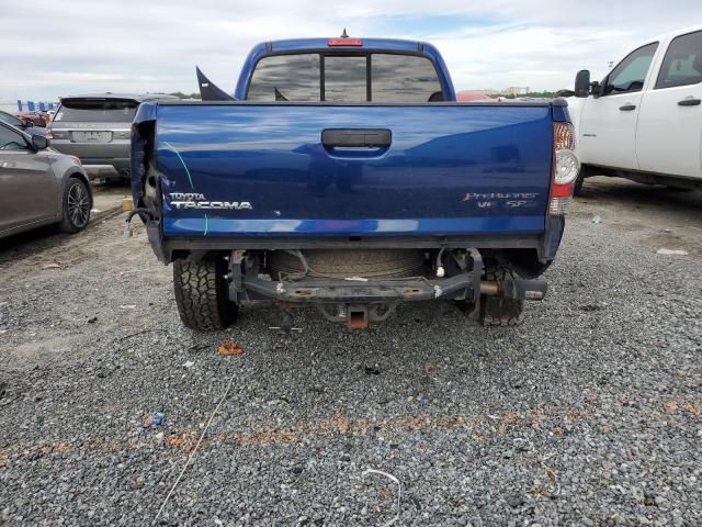 5TFKU4HNXFX007140 - 2015 TOYOTA TACOMA DOUBLE CAB PRERUNNER LONG BED BLUE photo 6