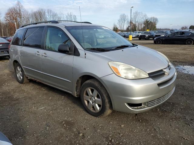 5TDZA23C35S230352 - 2005 TOYOTA SIENNA CE SILVER photo 4