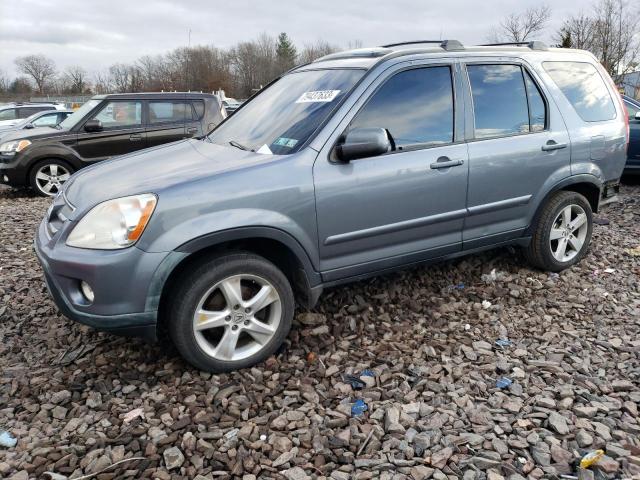 JHLRD78925C012277 - 2005 HONDA CR-V SE GRAY photo 1